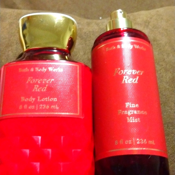 Bath & Body Works Other - Forever red  fragrance mist bottle and body lotion scented bottle